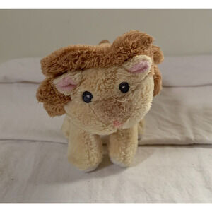 Russ Noahs Friends Ark Lion Rattle Plush Stuffed Animal Baby Mini 5” Soft Toy